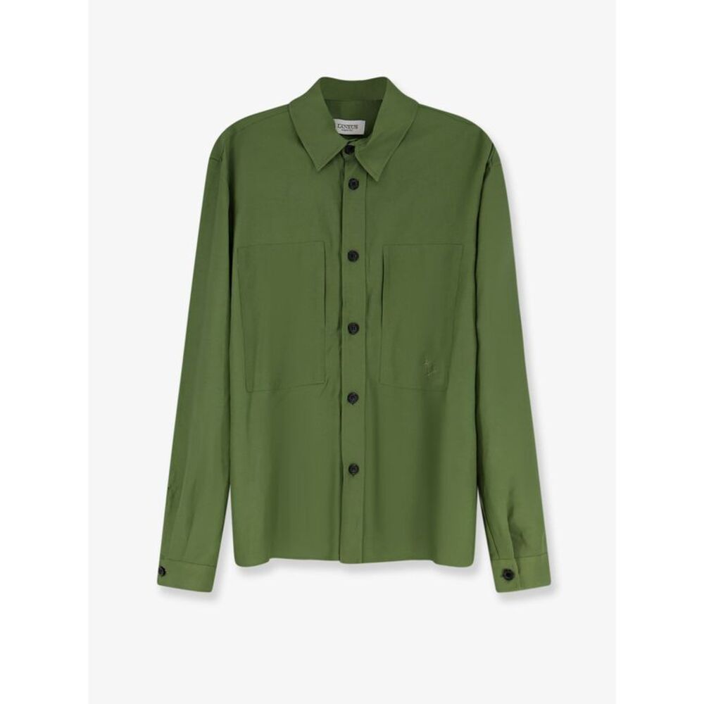 Laneus Men Viscose And Linen Shirt